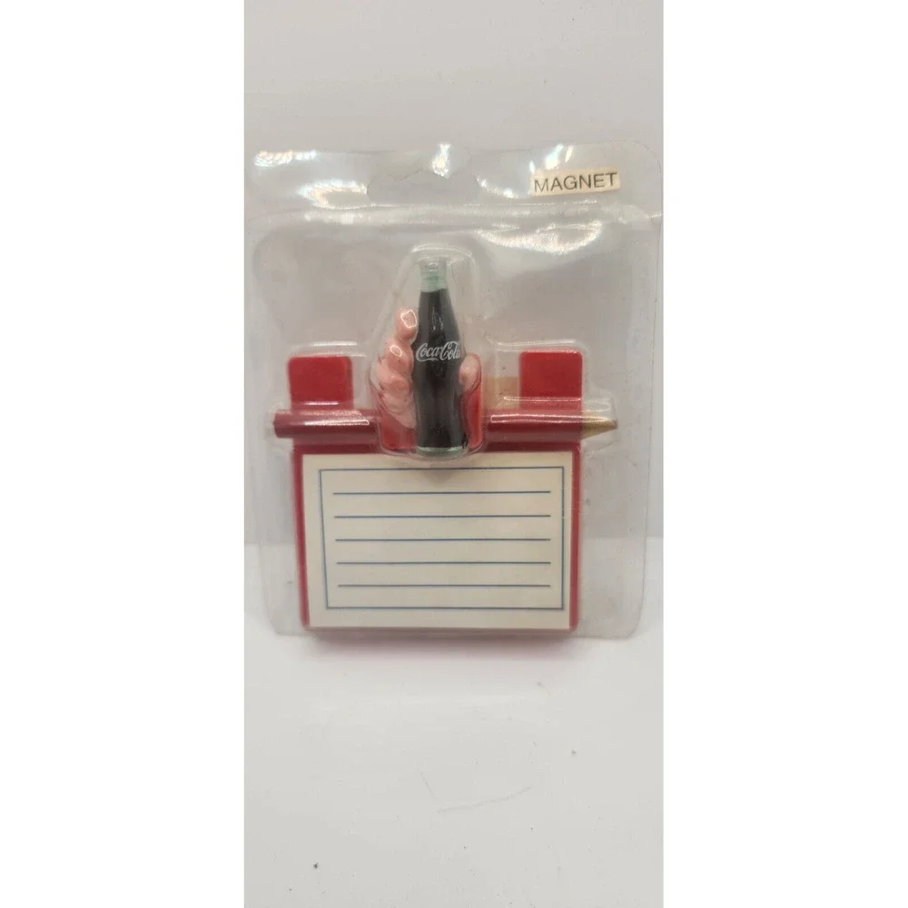 1995 Coca-Cola Memo Pad Magnet‎ 3 inch